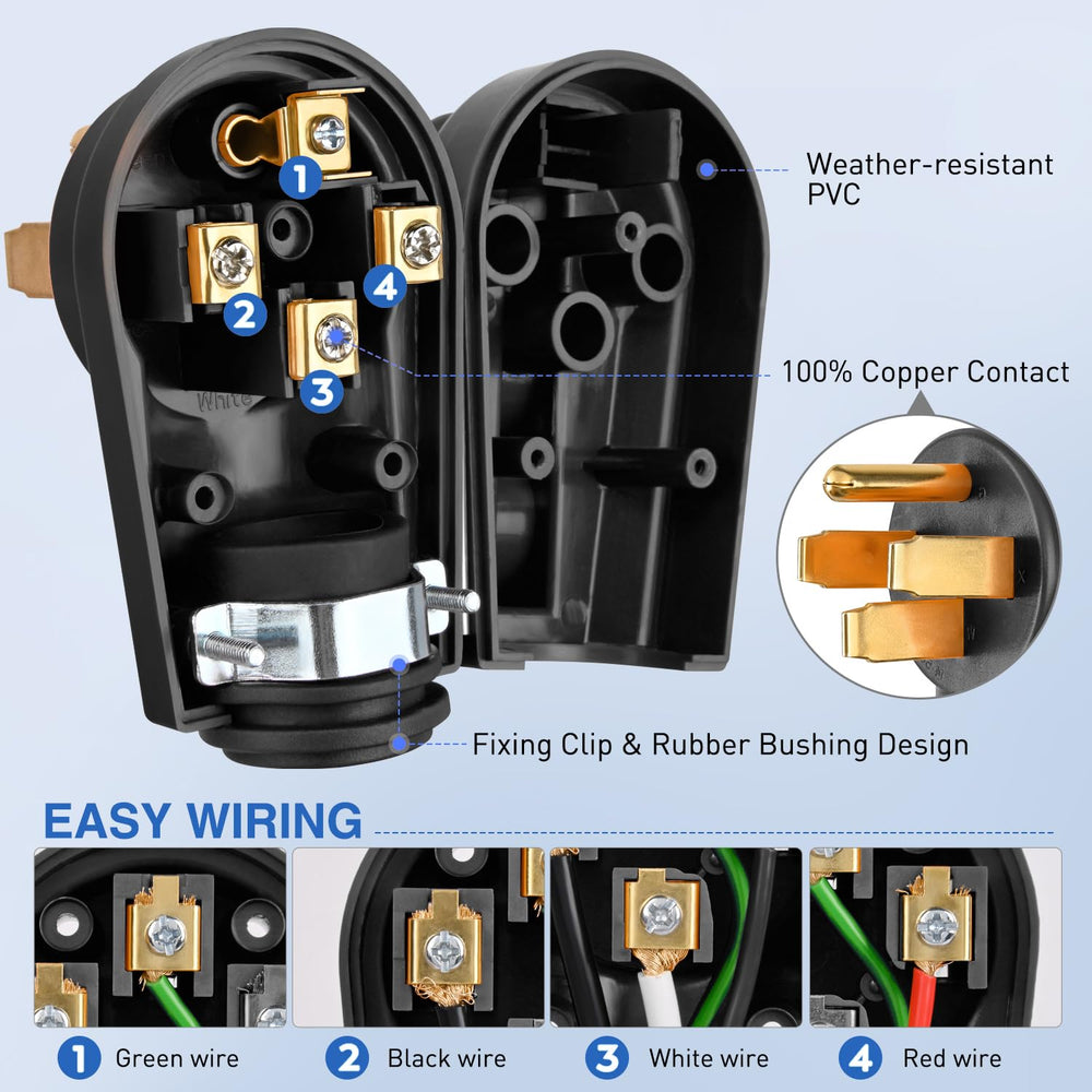 Nilight high-quality terminals and blades ensure reliable conductivity.