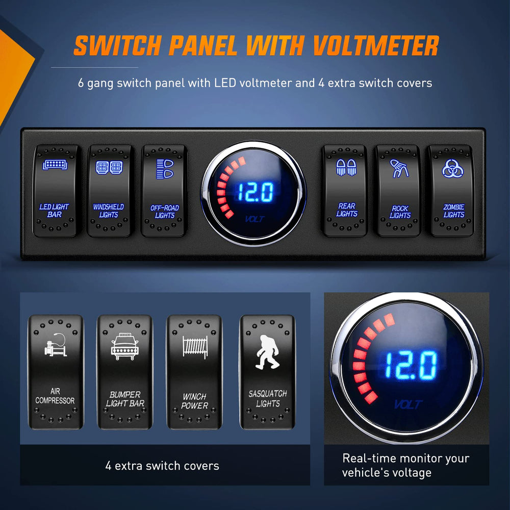 Nilight relay and fuse control box centralizes power management