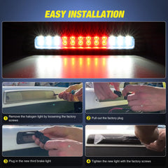 Nilight reverse light aids night backing for Dodge Ram.