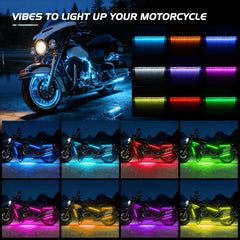 Nilight RF remote with four keys for quick color changes during rides