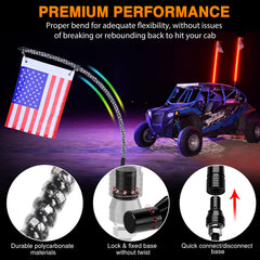 Nilight RF remote whip light enables easy on-the-trail control