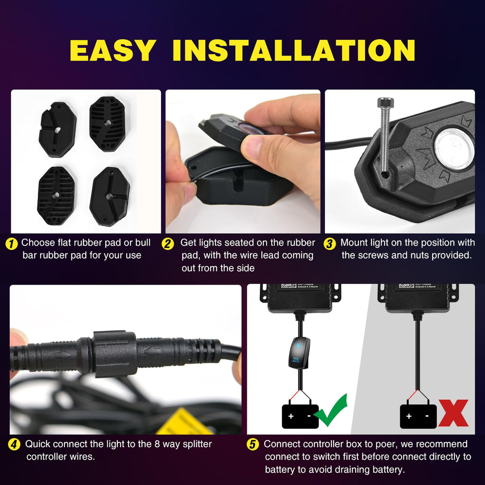 Nilight wheel-well glow enhances visibility and style on trucks and SUVs.