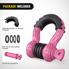 Nilight rubber shackle isolators reduce rattling and protect vehicle finish