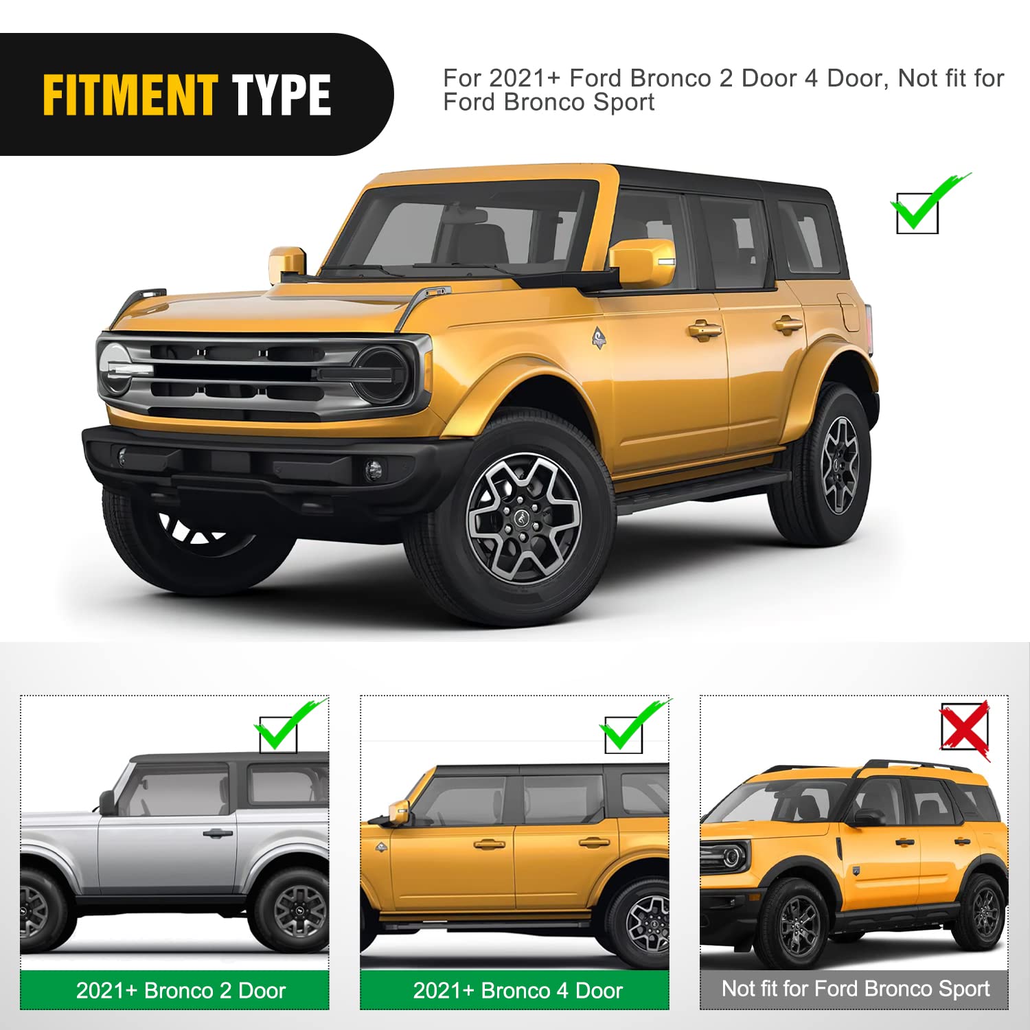 Nilight rust-resistant black powder coating guards against weather