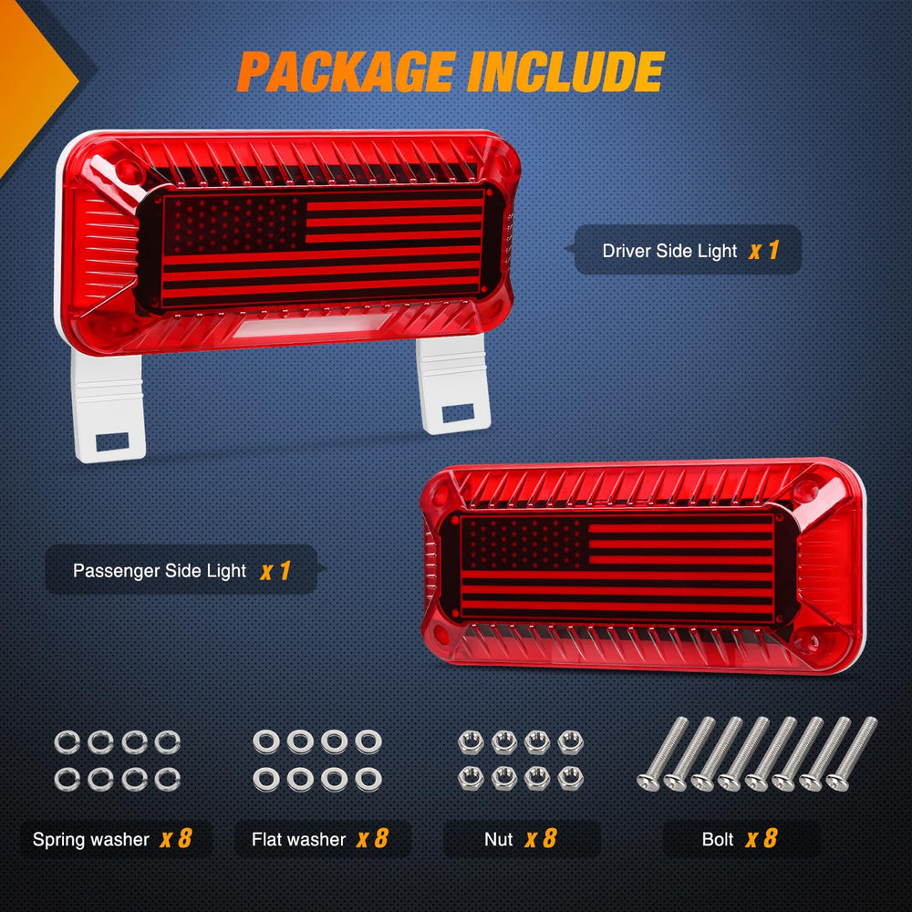 Nilight RV tail light installed on a van with 12V wiring