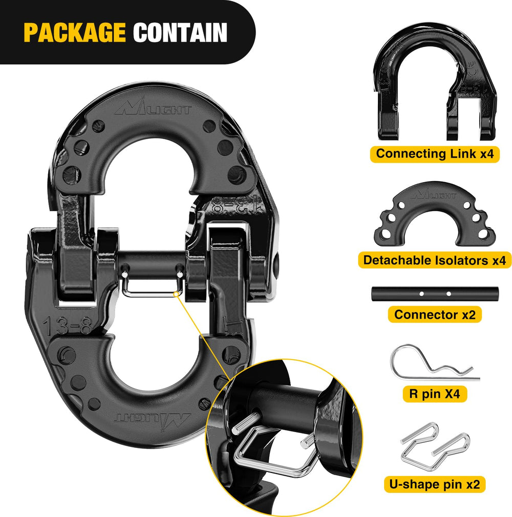Nilight 2-pack packaging view for easy access and replacement