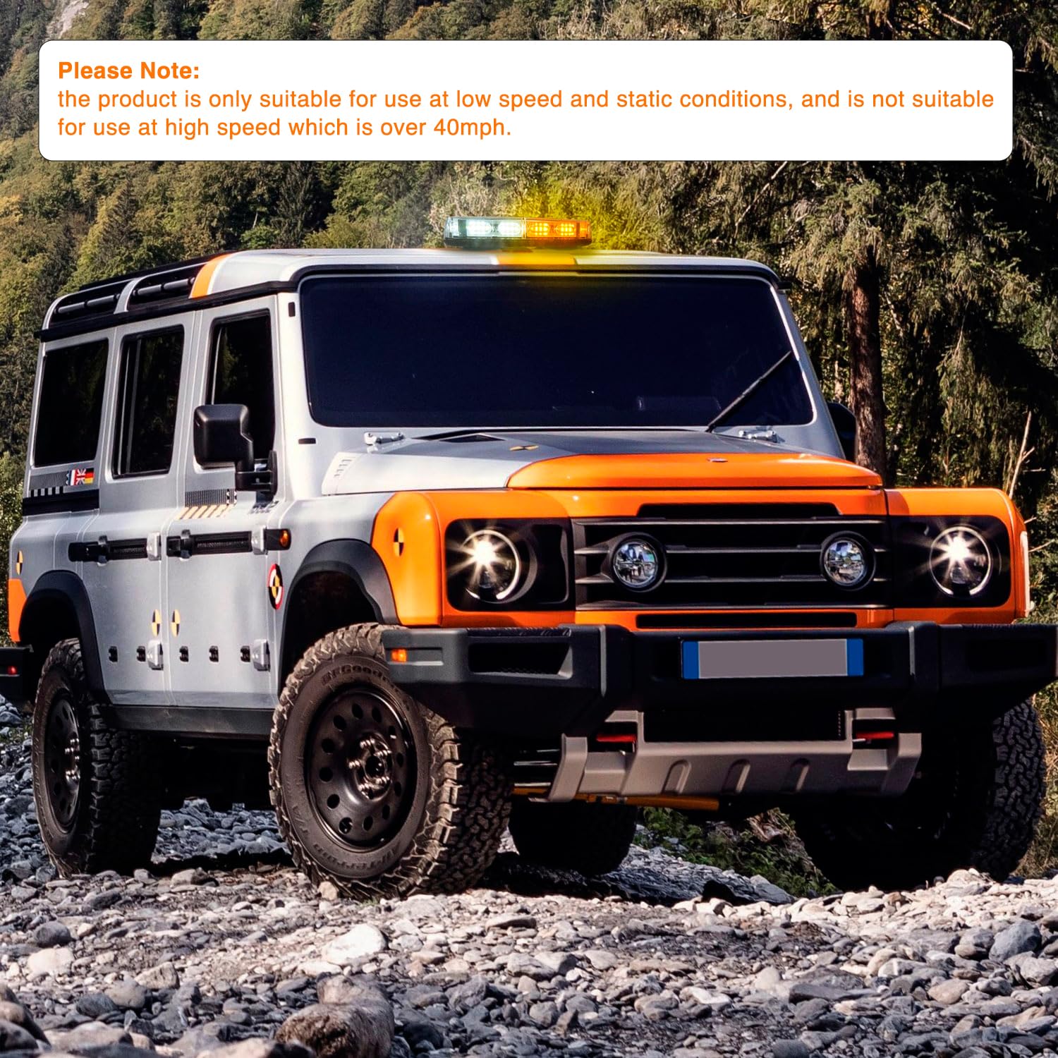 Nilight scratch resistant lens keeps brightness clear in harsh environments