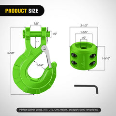Silicone cable stopper protecting winch drum and cable wear