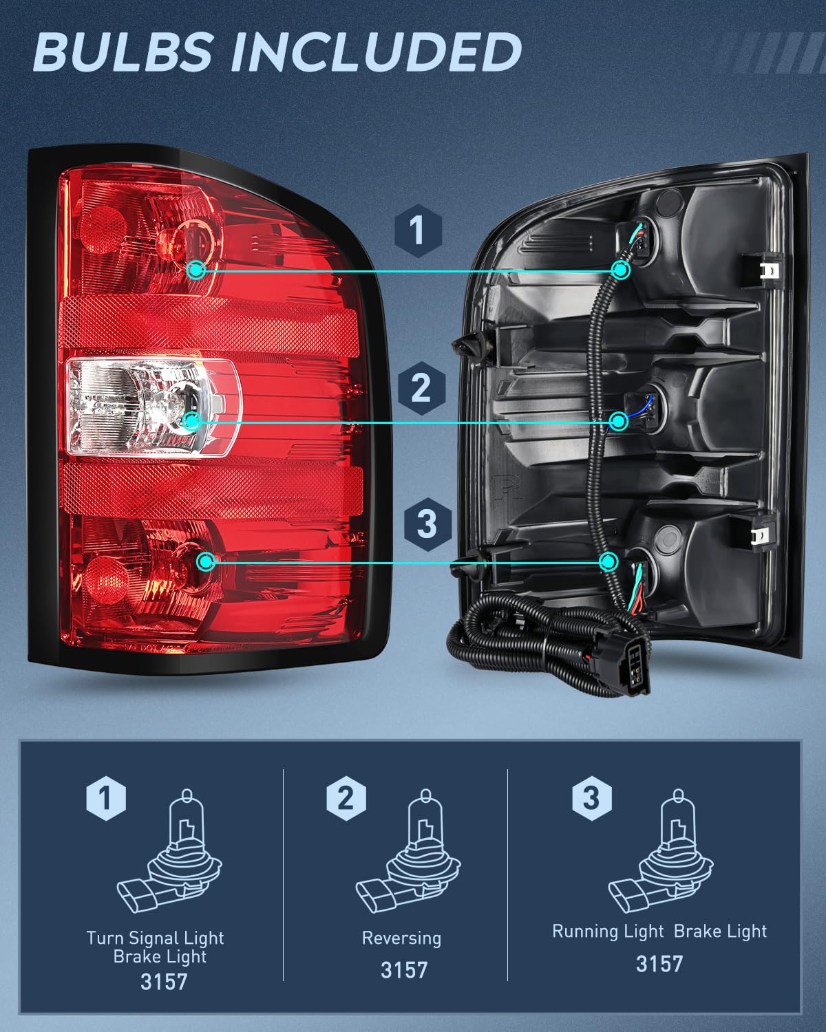 Nilight taillight seal minimizes moisture intrusion for long-lasting performance