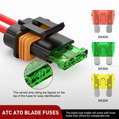 Nilight six-pack inline fuse holders provide versatile protection for multiple circuits