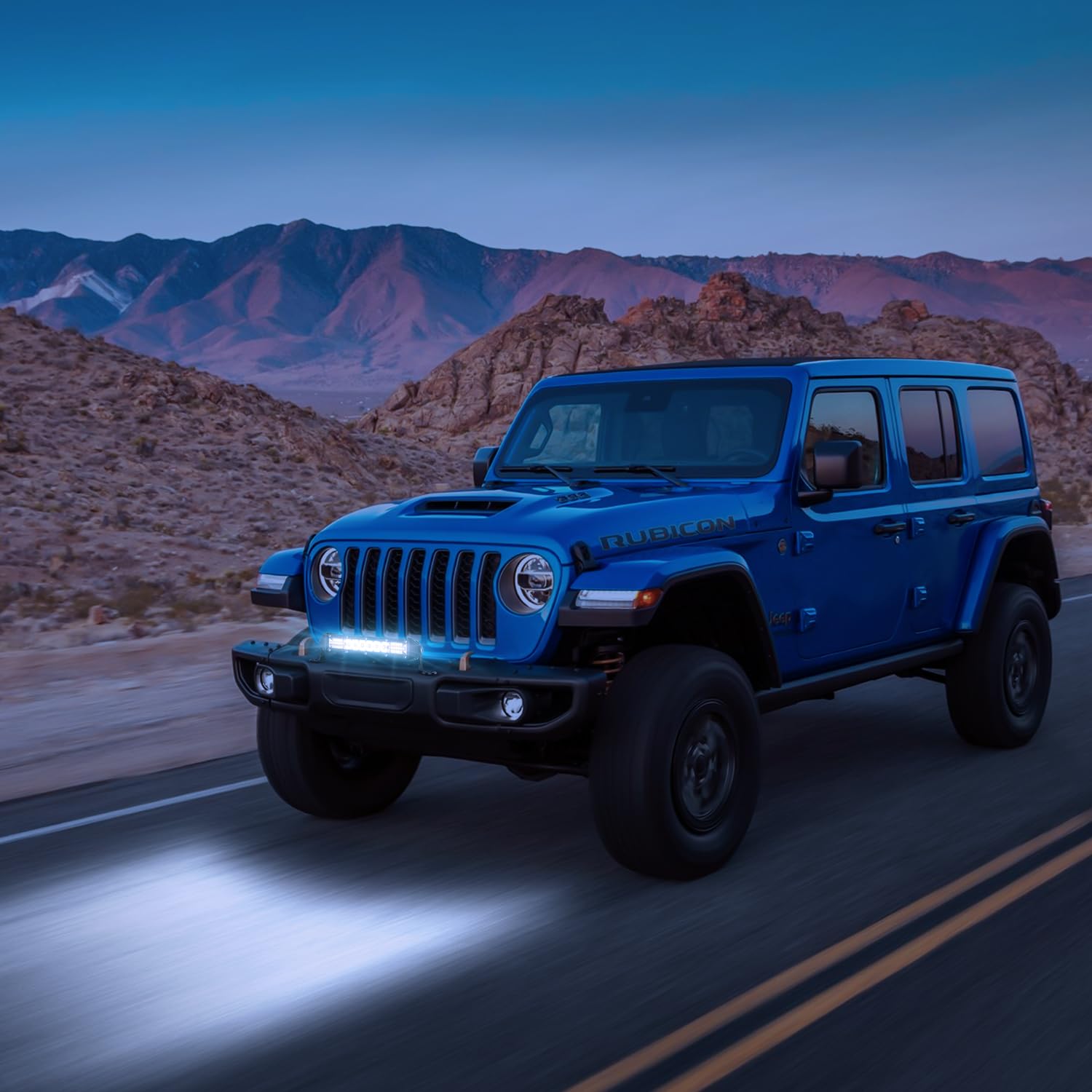 Nilight slim LED light bar 7inch reverse-light option for safer maneuvering