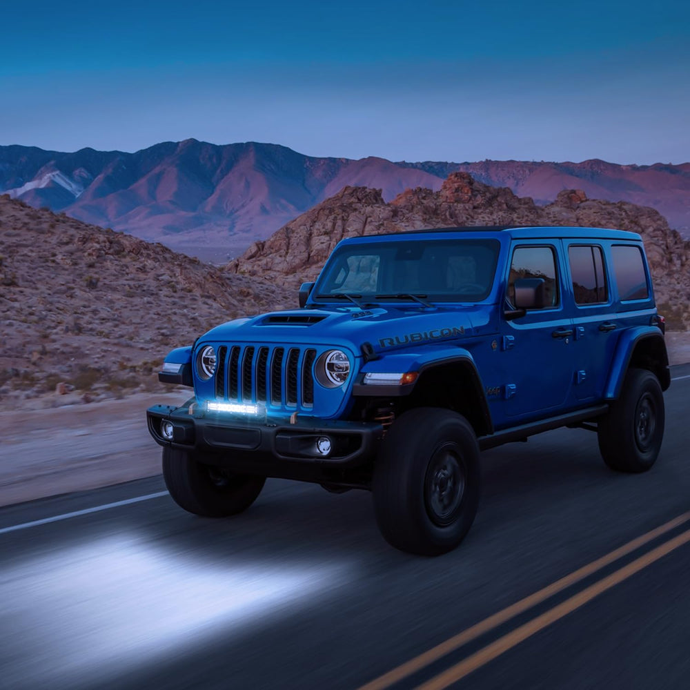Nilight slim LED light bar 7inch reverse-light option for safer maneuvering