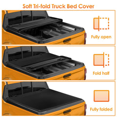 Nilight tonneau securely mounted on Ram 1500, enhancing cargo security.