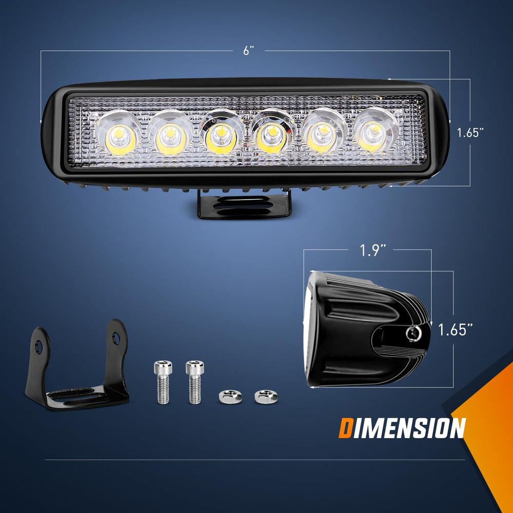 Nilight spot-beam closeup showing high-intensity white light for night driving.