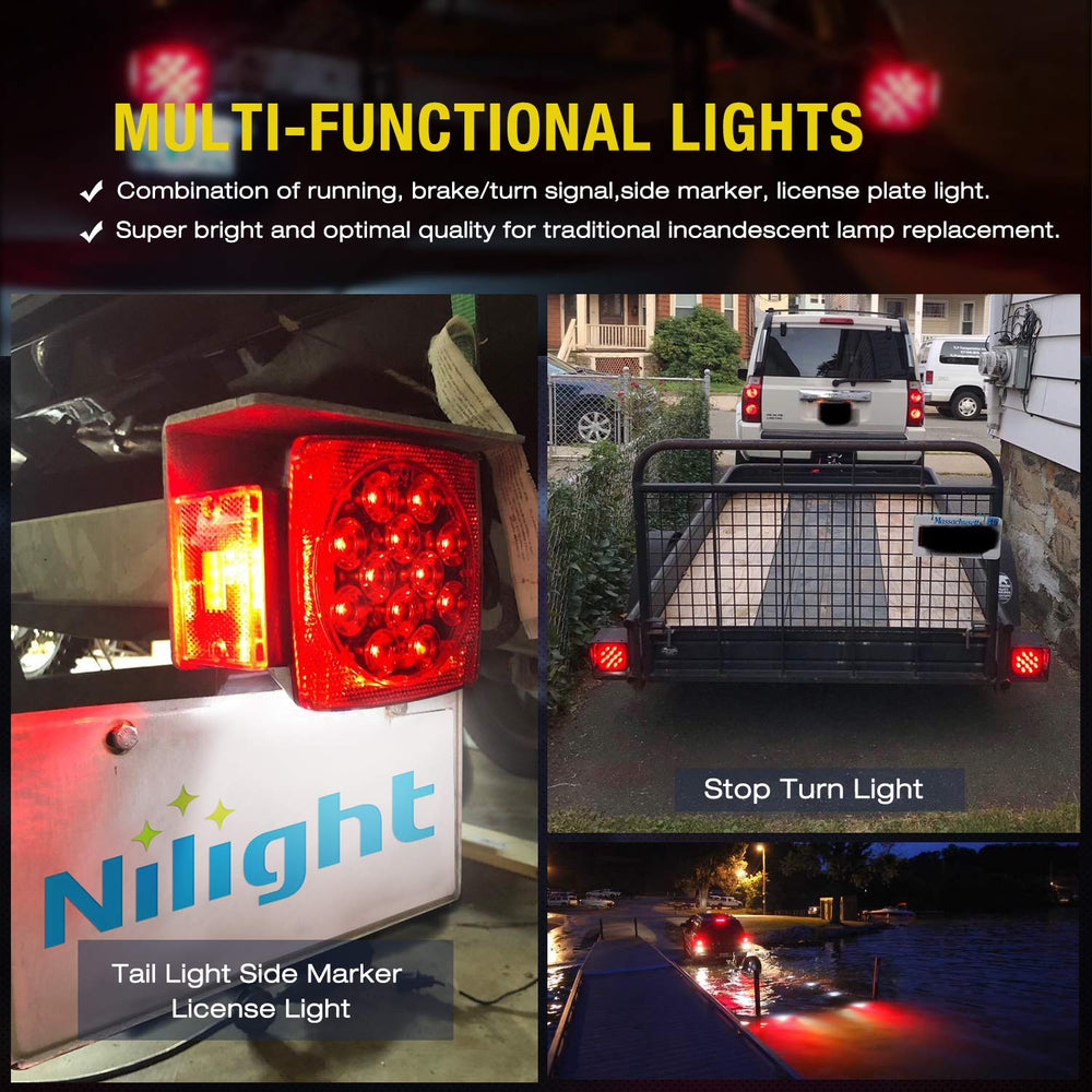 Nilight light with drainage design protects electronics and prolongs life.