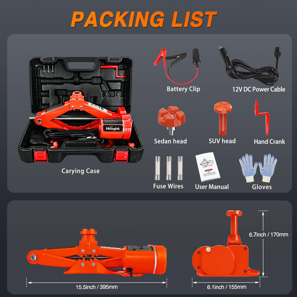 Nilight storage box keeps jack and accessories organized for transport