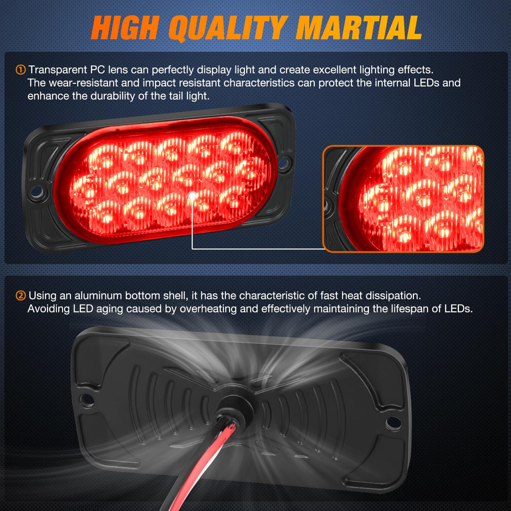 Nilight tail light surface mount installation with hardware included