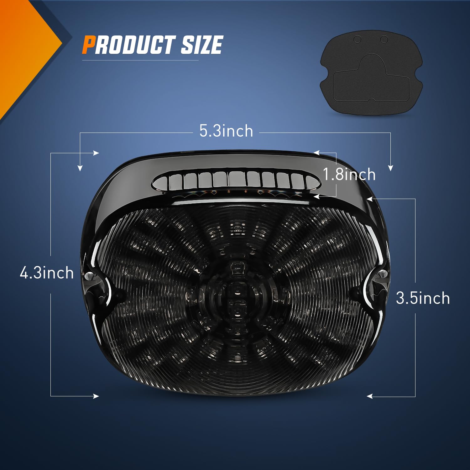 Nilight packaging includes gasket for secure mounting.