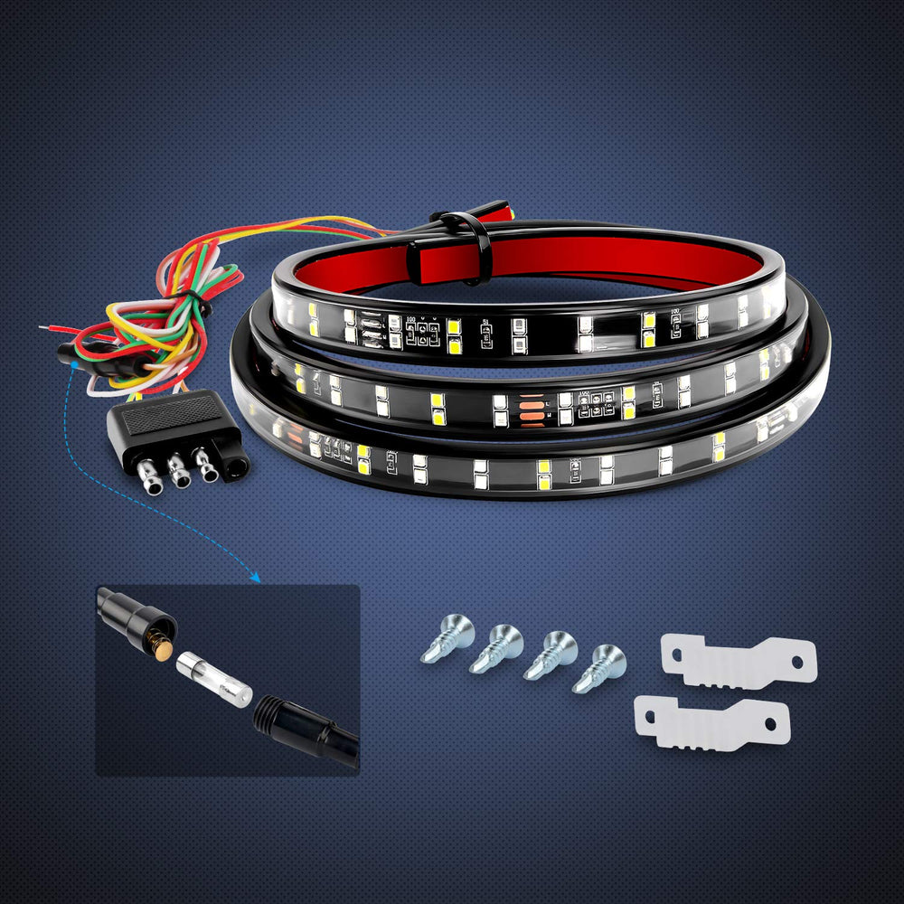 Nilight tailgate light bar fits many vehicles from pickups to vans.