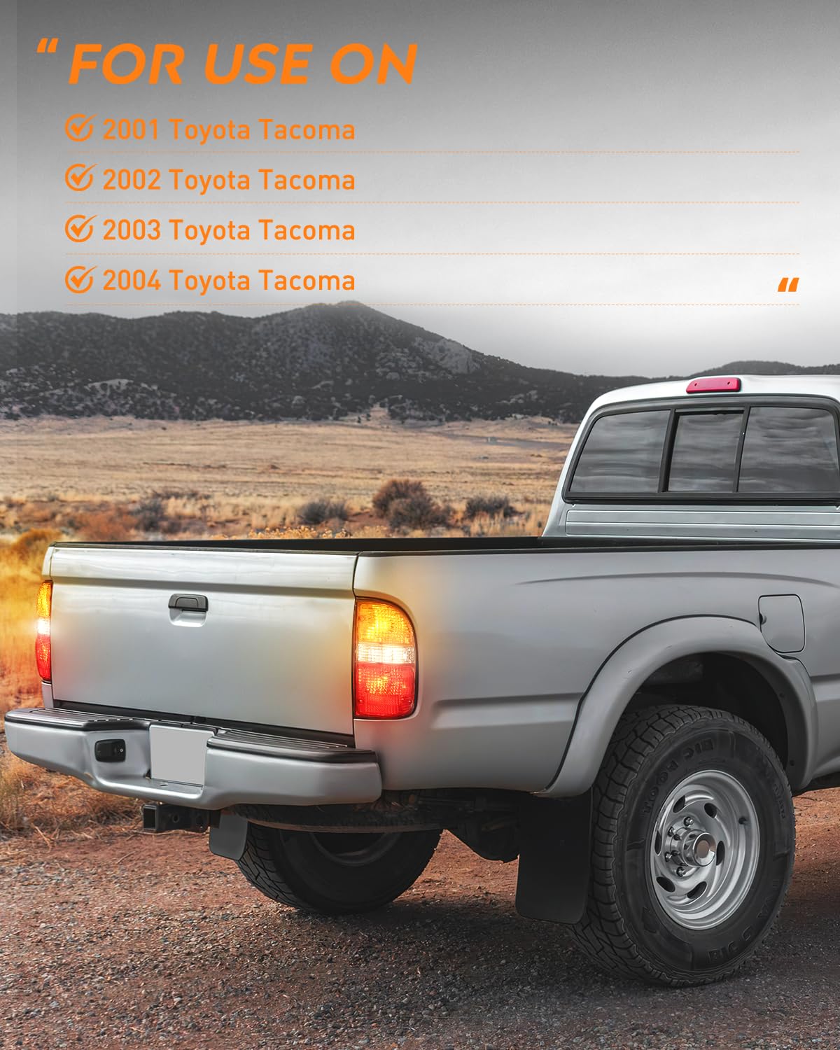 Nilight taillight assembly weather-ready for rain and snow use