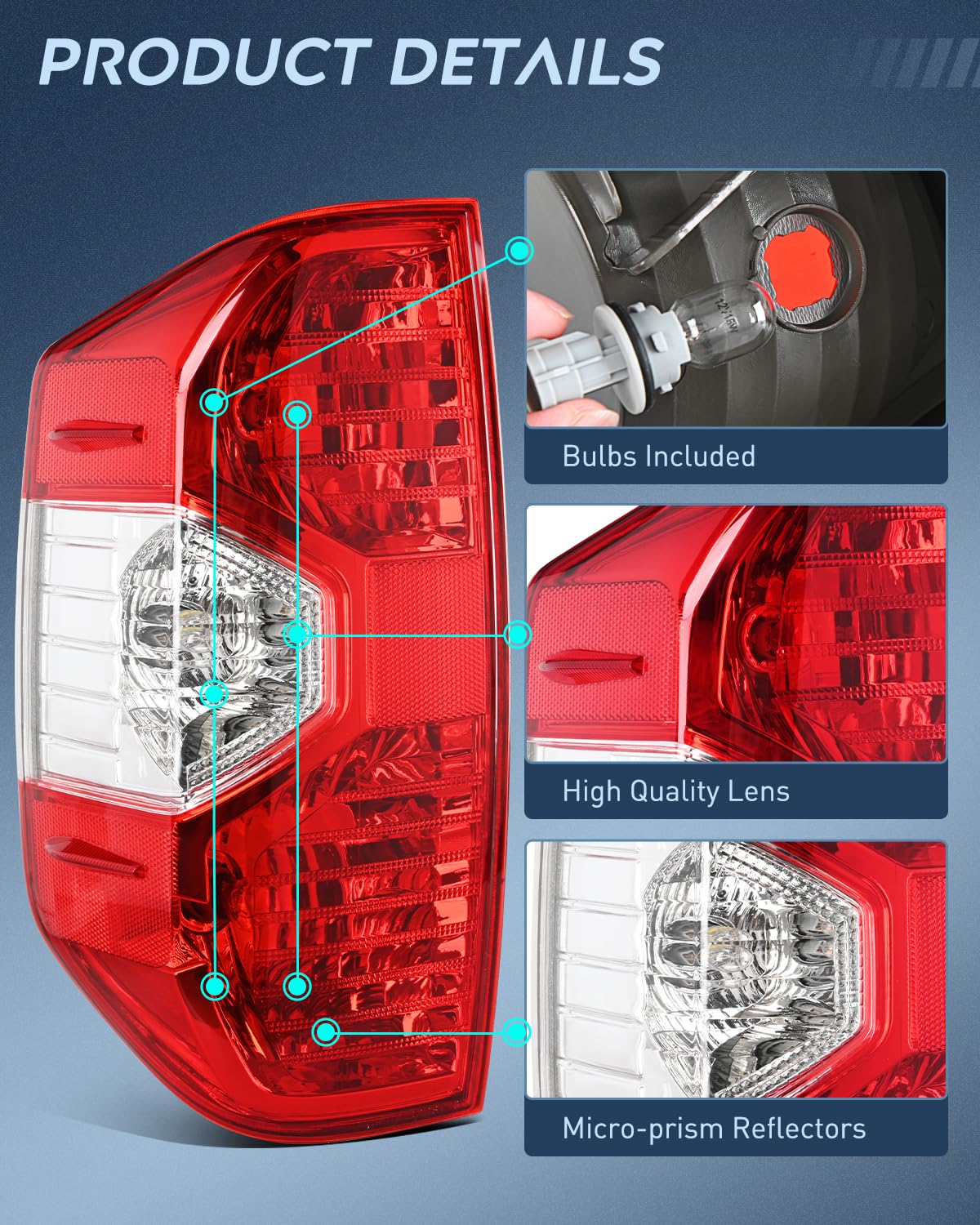 Nilight taillight OE-style fitment check ensuring proper alignment