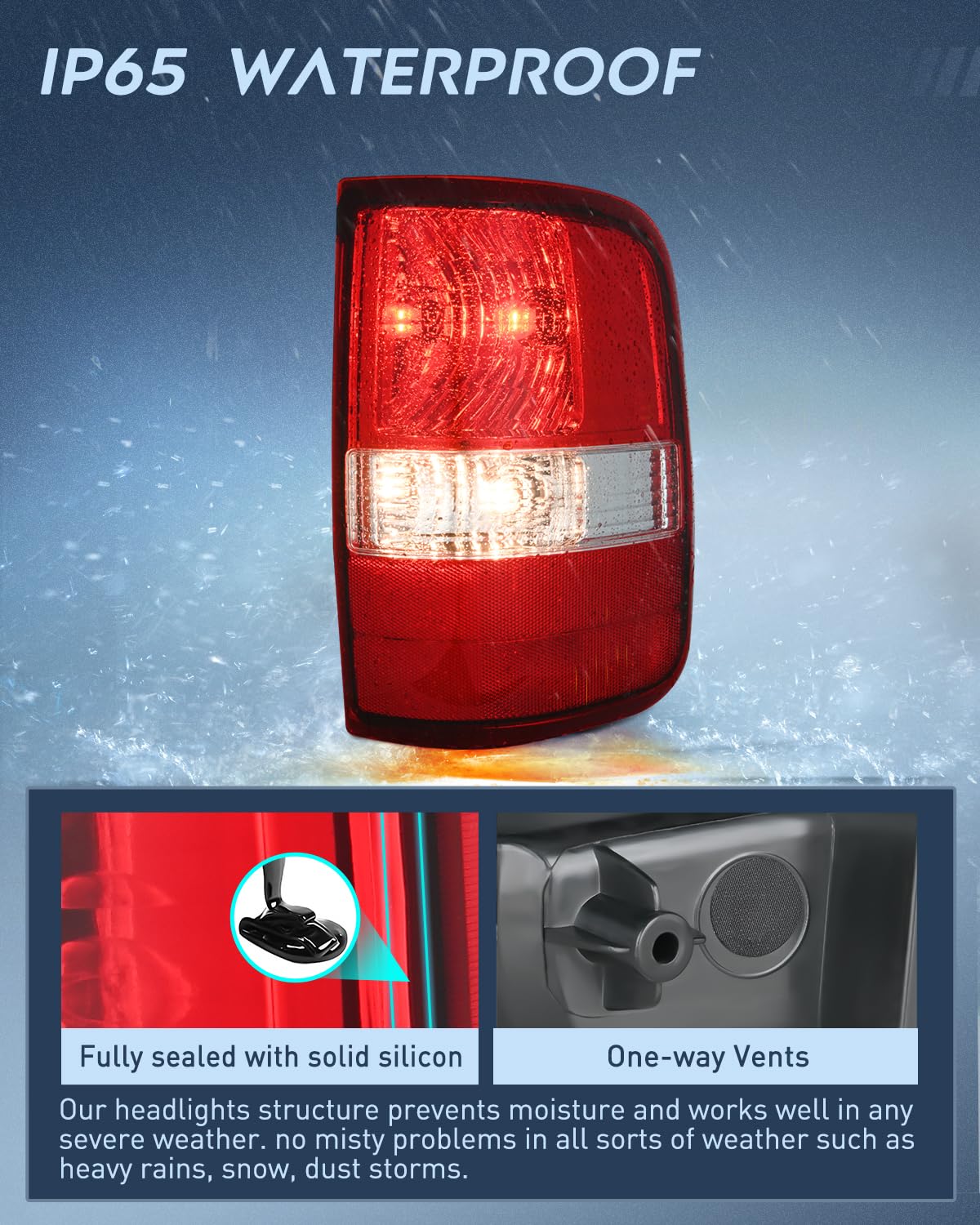 Nilight taillight plug-and-play installation for easy replacement