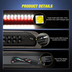 Nilight third brake light high-mount for Ram 2500/3500 clarifies rear signaling