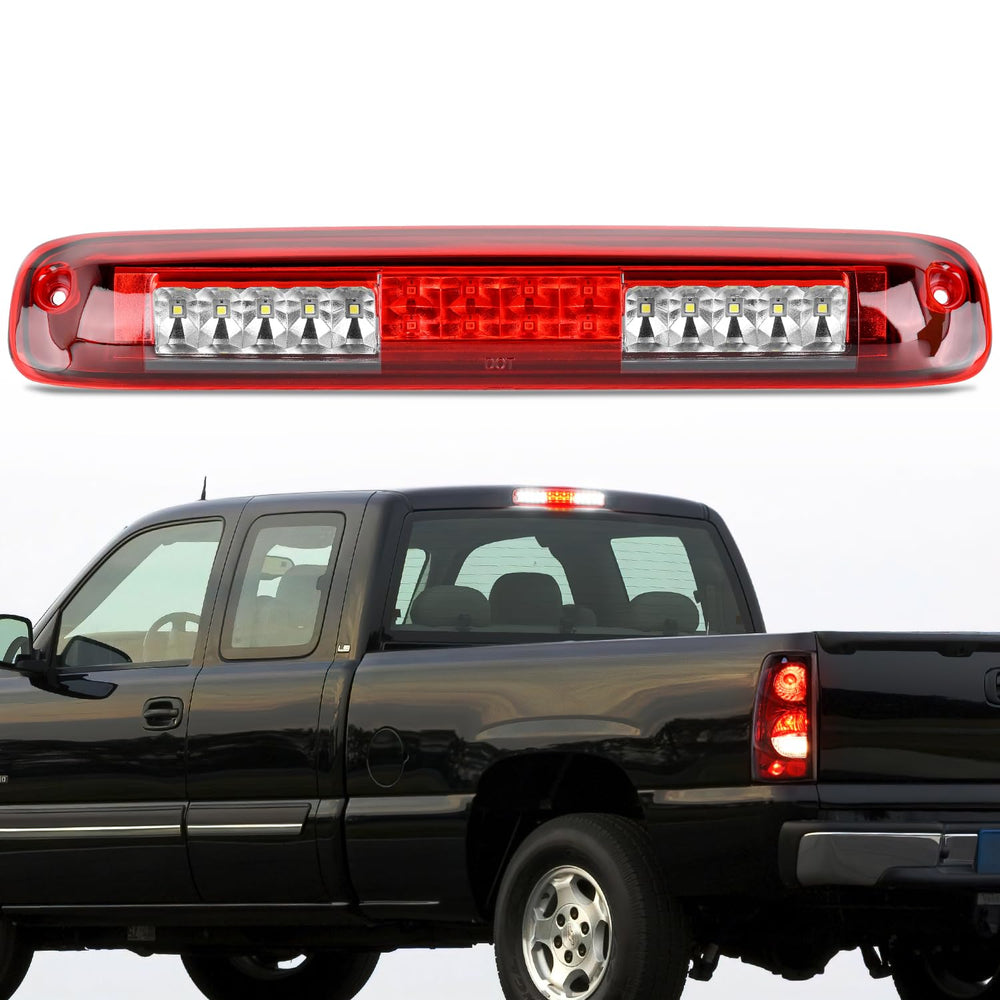 Nilight third brake light rear-view high mount for Silverado and Sierra.