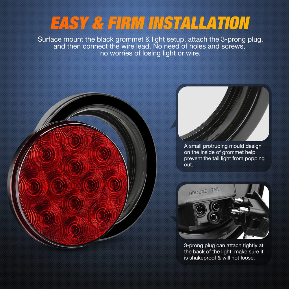 Nilight three-prong wiring plug enables quick setup