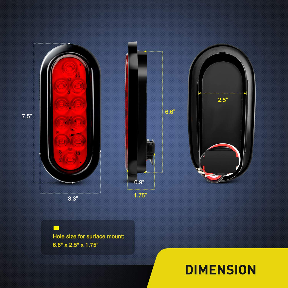 Nilight TL-01 surface-mount grommets ensure secure mounting on vehicles.