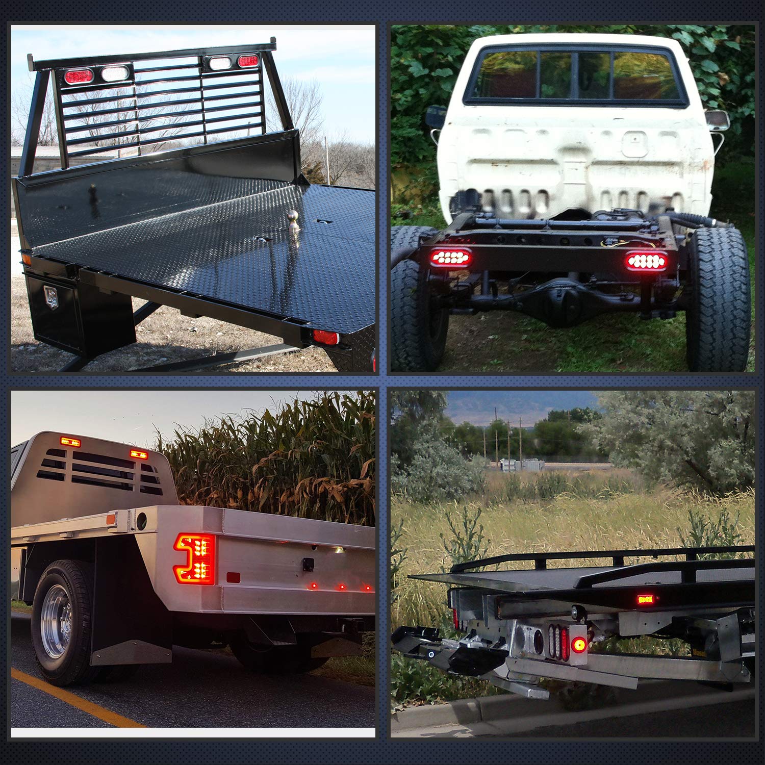 Nilight TL-01 two-pack trailer lights kit enhances night signaling.