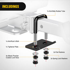 Nilight top receiver for accessories only, avoiding towing with extra gear
