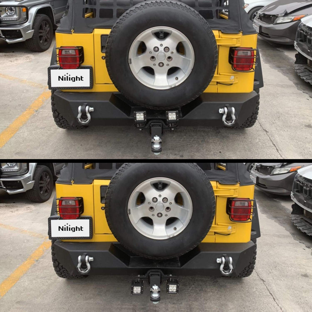 Nilight tow hitch bracket 2in hitch fit supports versatile truck and trailer lighting.