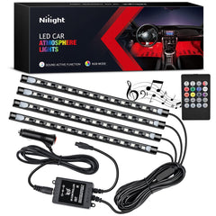 Nilight TR-06 interior LED strip for vibrant cabin lighting and customizable ambiance.