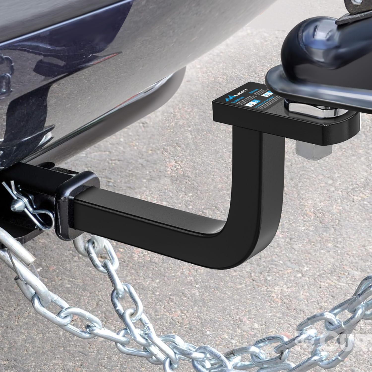 Nilight trailer hitch ball mount ready for easy hitching