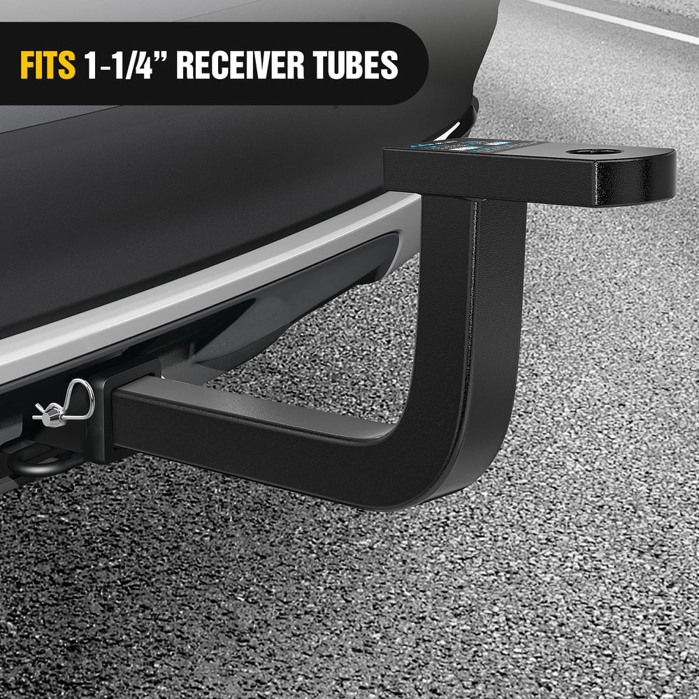 Nilight includes 1/2-inch hitch pin and clip for secure mounting