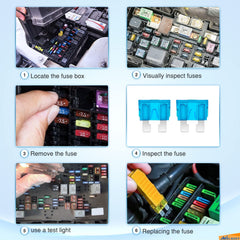 Nilight transparent fuse housing lets you spot a blown fuse easily.