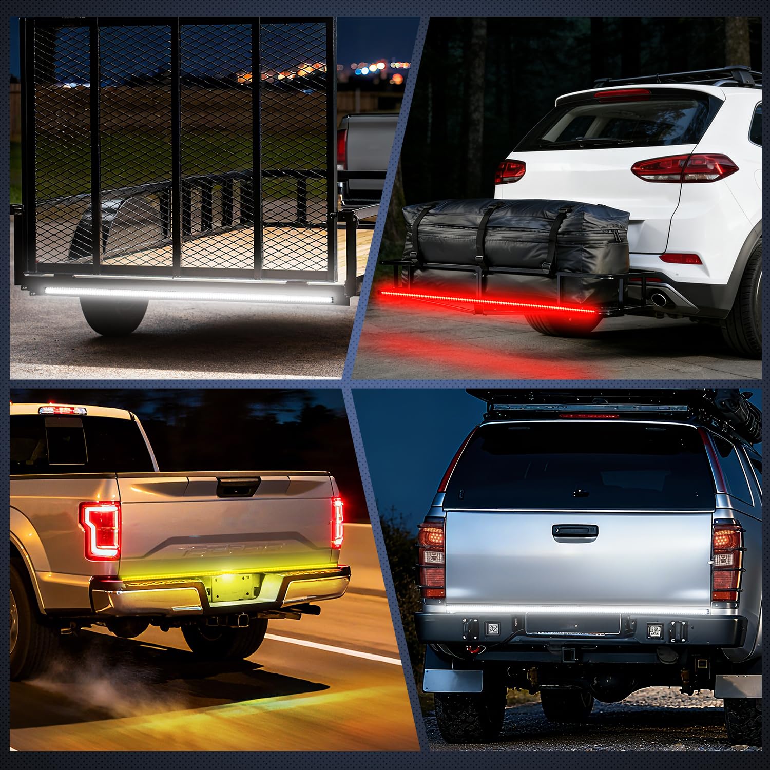 Nilight 360-LED strip fits many trucks for safer signaling.