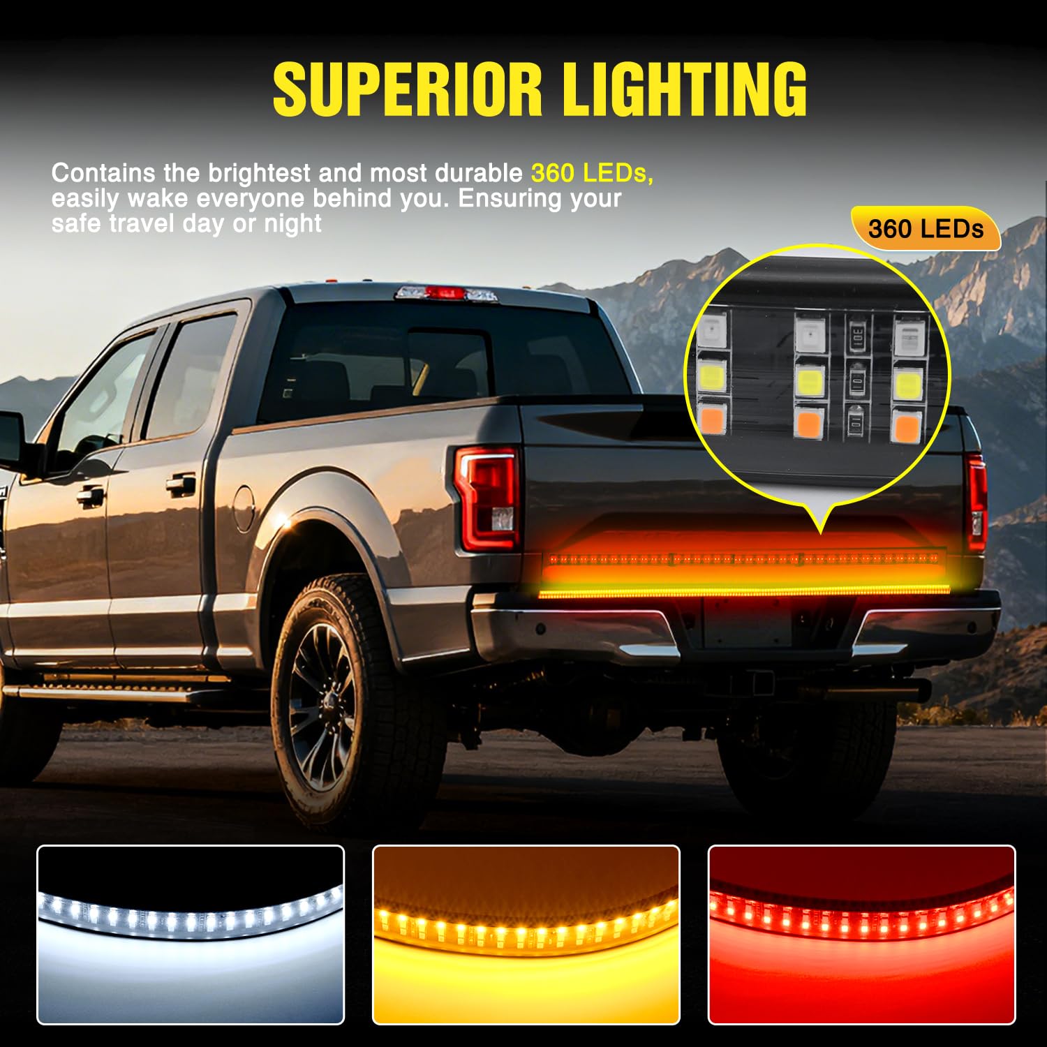 Nilight light strip strobe mode increases attention during signaling.