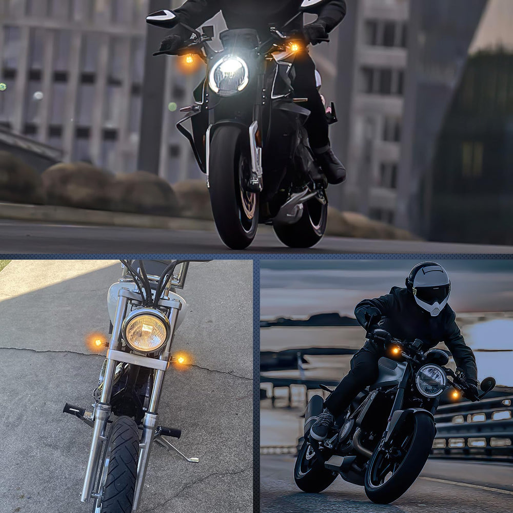 Nilight 8mm-mount turn signal simplifies replacement and modernizes the look.