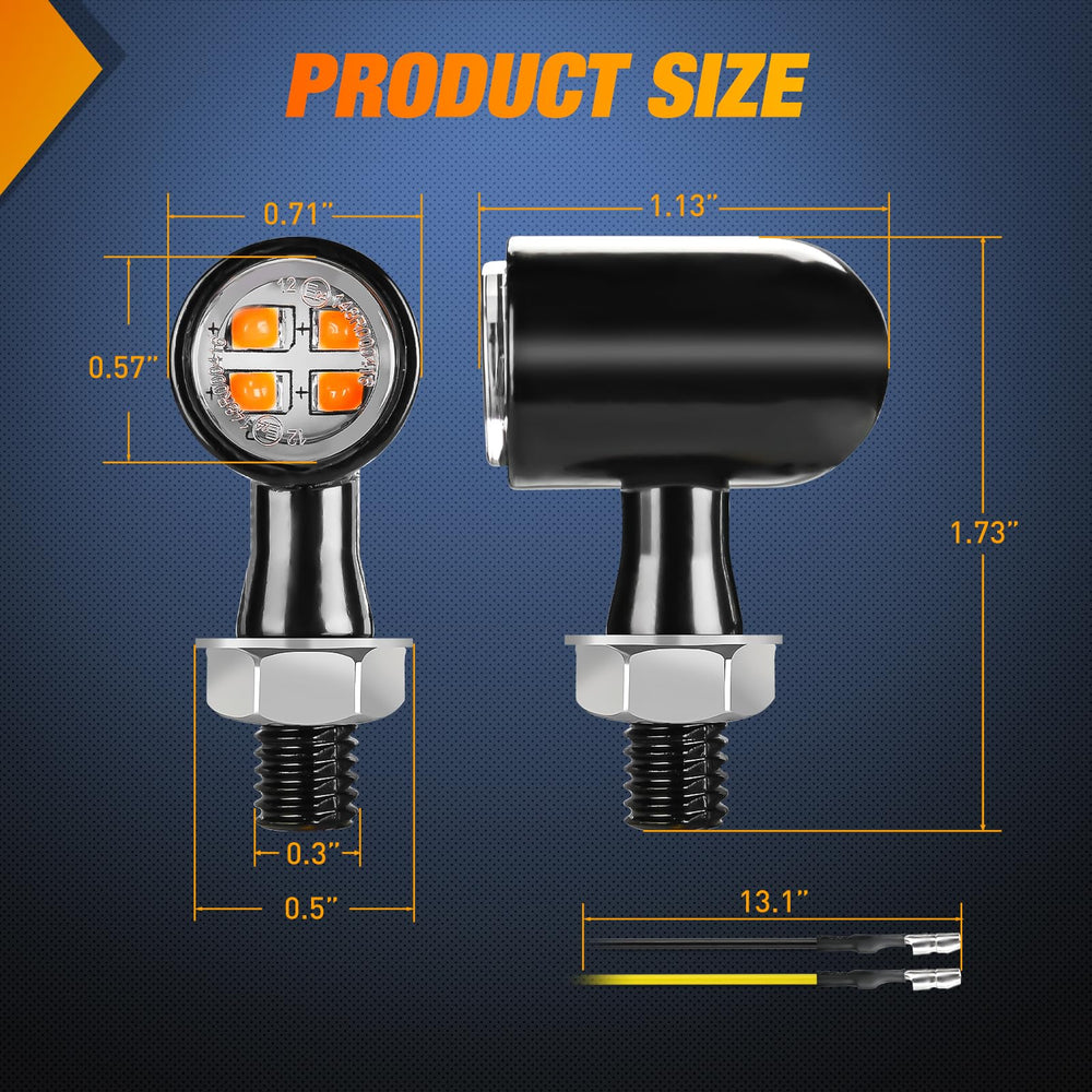 Nilight waterproof sealed design keeps signals resilient in rain or dust.