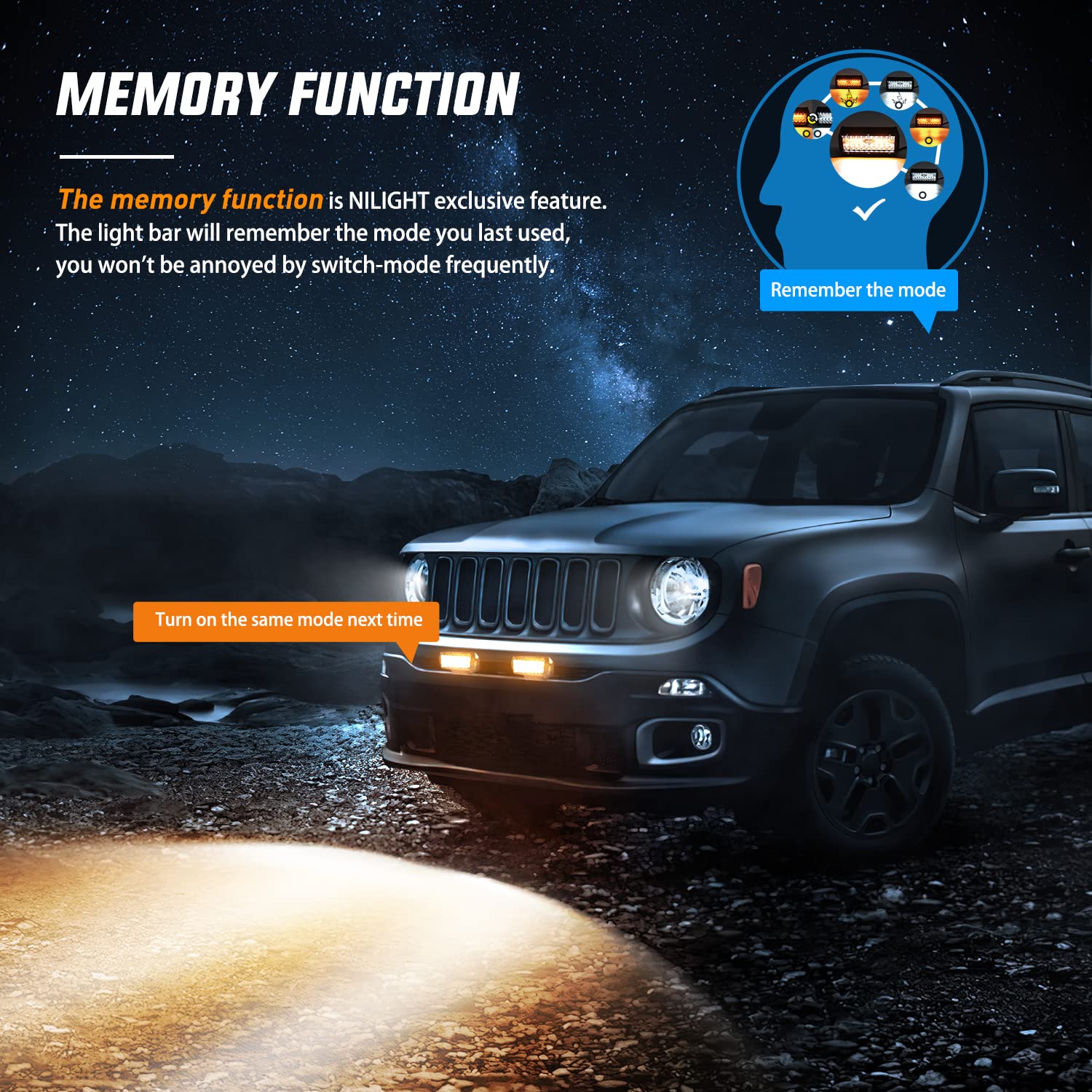 Nilight two-pack extension kit ready for quick installation on a vehicle