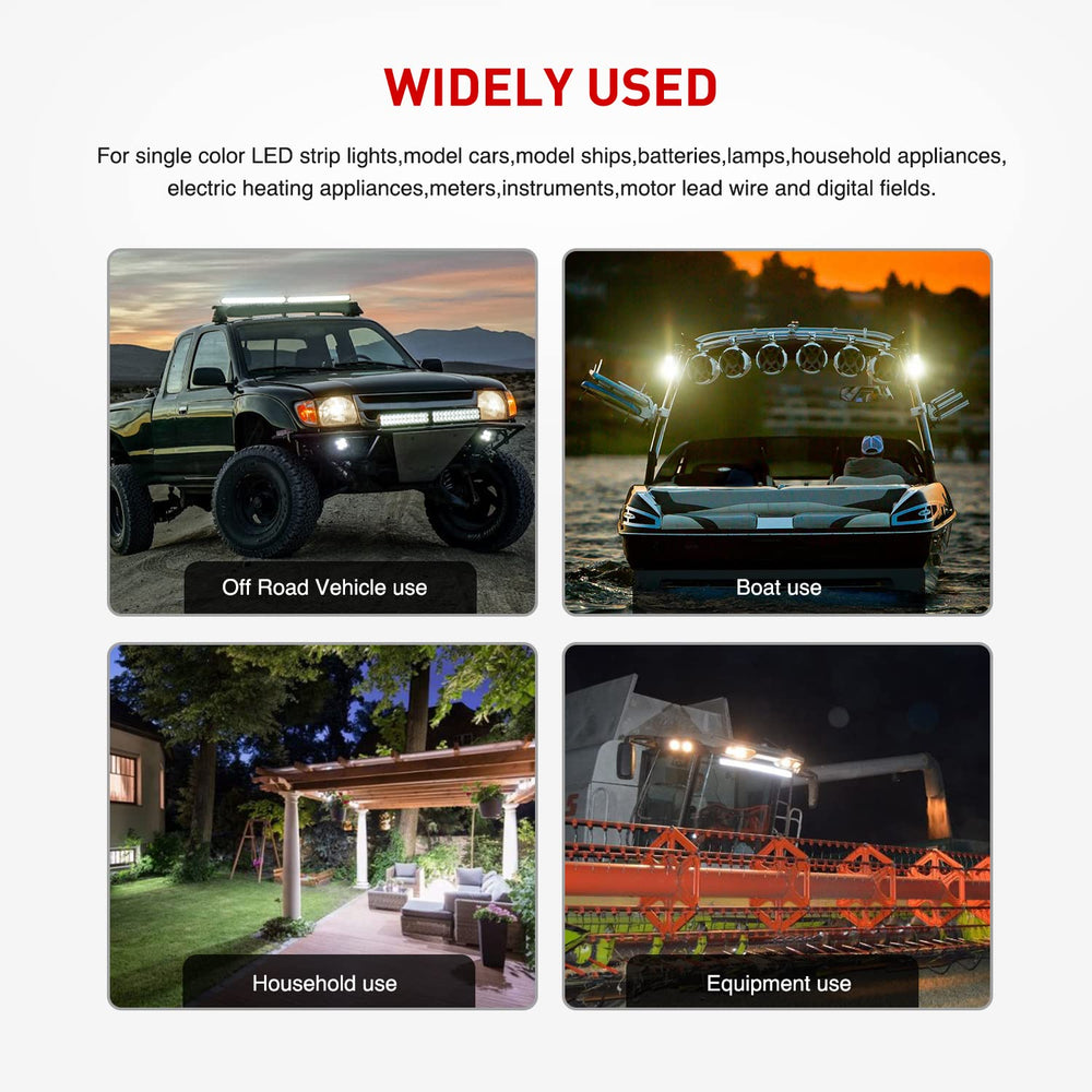 Nilight two-pack wiring extension kit with included instructions