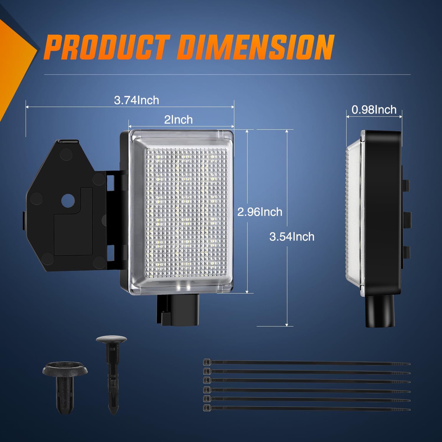 Nilight under hood light demonstrates plug-and-play installation.