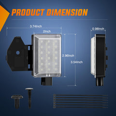 Nilight under hood light demonstrates plug-and-play installation.
