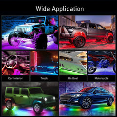 Nilight RGB-IC chase effect demonstrates brighter, smoother color transitions.