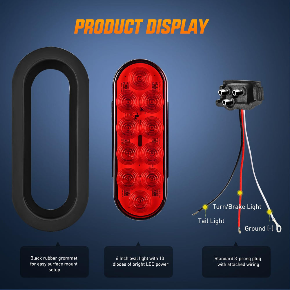 Nilight universal 12V DC compatibility suits trucks, trailers, and RVs.
