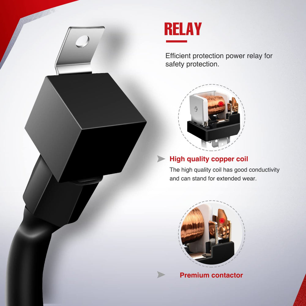 Nilight universal 12V fit works with cars, boats, and more.