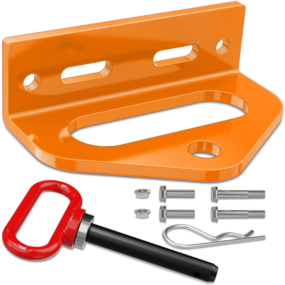 Nilight universal hitch kit, overall view, ideal for rugged lawn equipment connections.