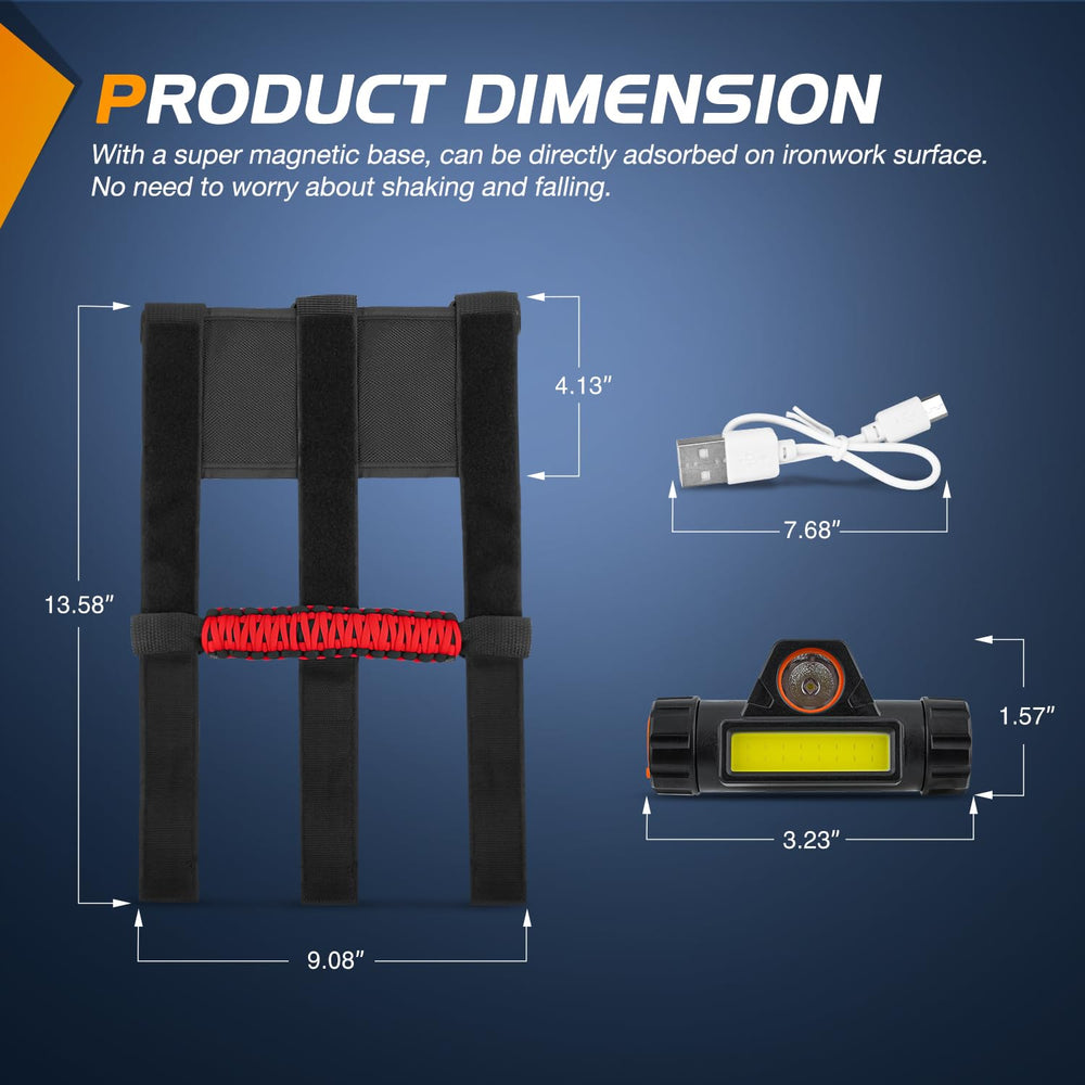 Nilight UTV Dome Light with flood beam widens view